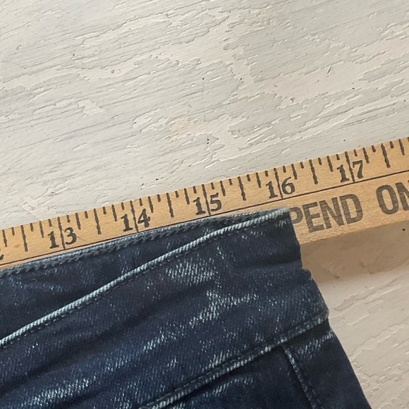 Zanerobe Jeans‎ Mens Joe Blow Button Fly Dark Blue Acid Wash Denim Size 32 NWT - Picture 11 of 13